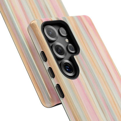 Pastel Watercolor Stripe Tough Case