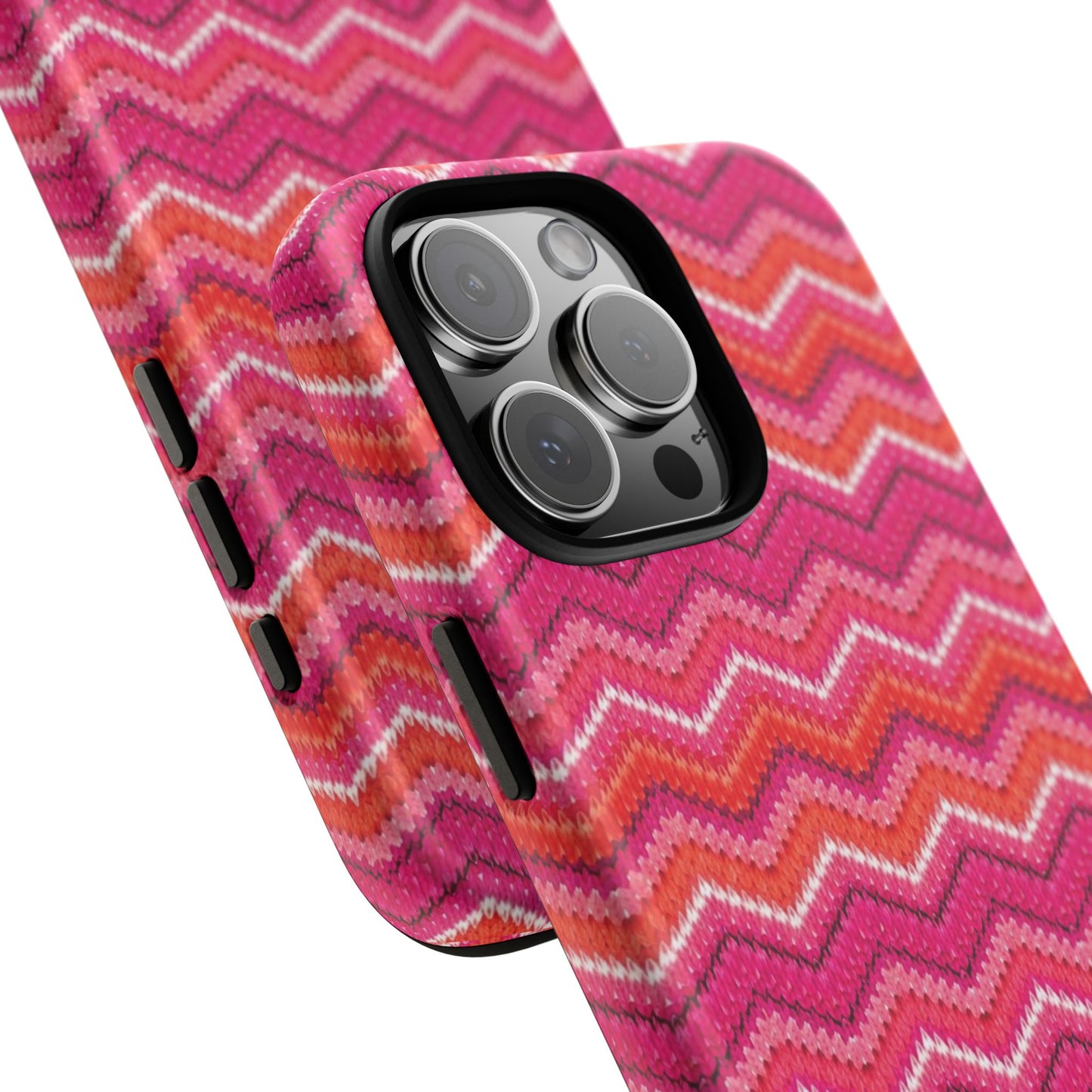 Pink Zigzag Tough Case