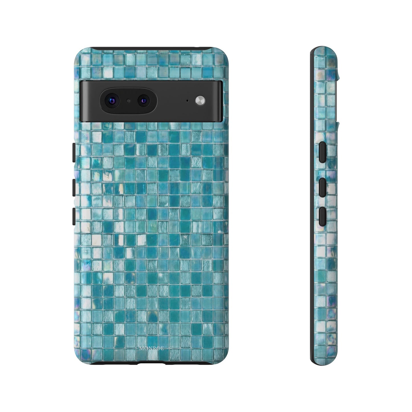 Hot Blue Mosaic Tile Tough Case