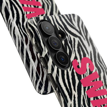 Zebra Print  "SWAG" Tough Case