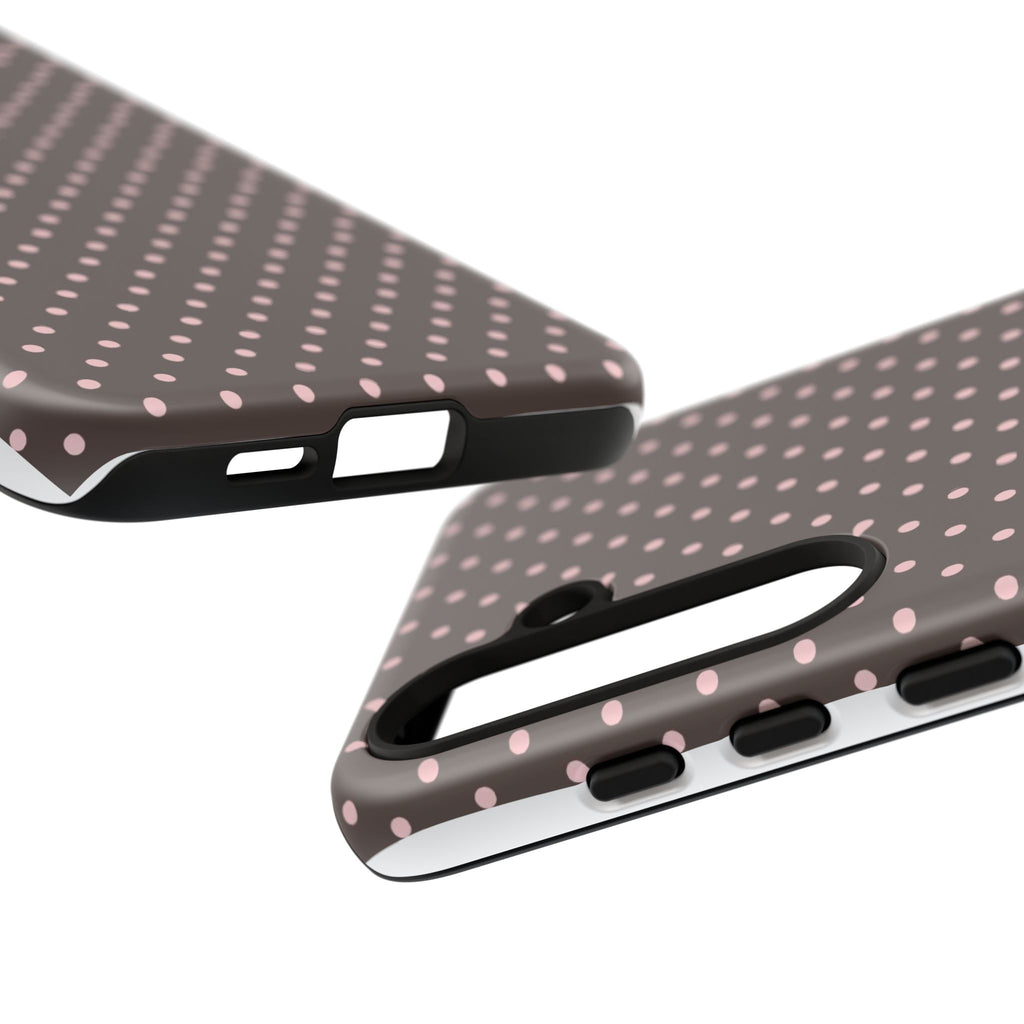 Brown Polka Phone Case