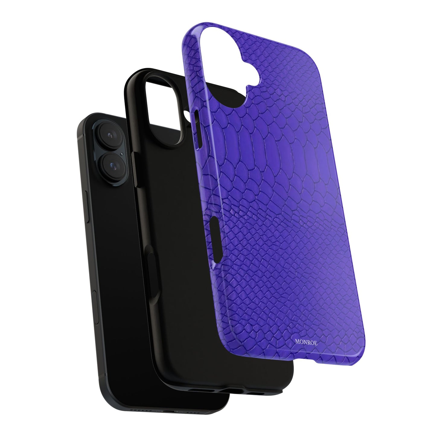 Dark Purple Snake Tough Case