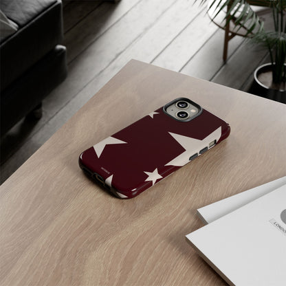 Burgundy Stars Tough Case