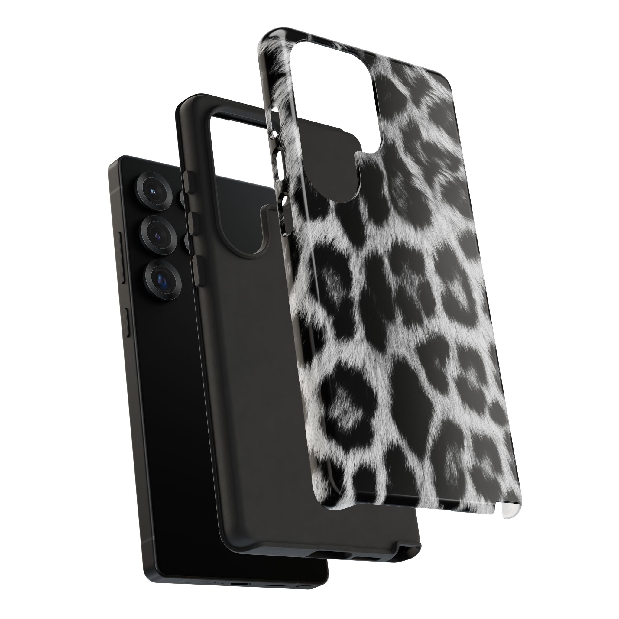 B&W Leopard Phone Case
