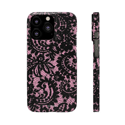 Pink Lace Pattern Case
