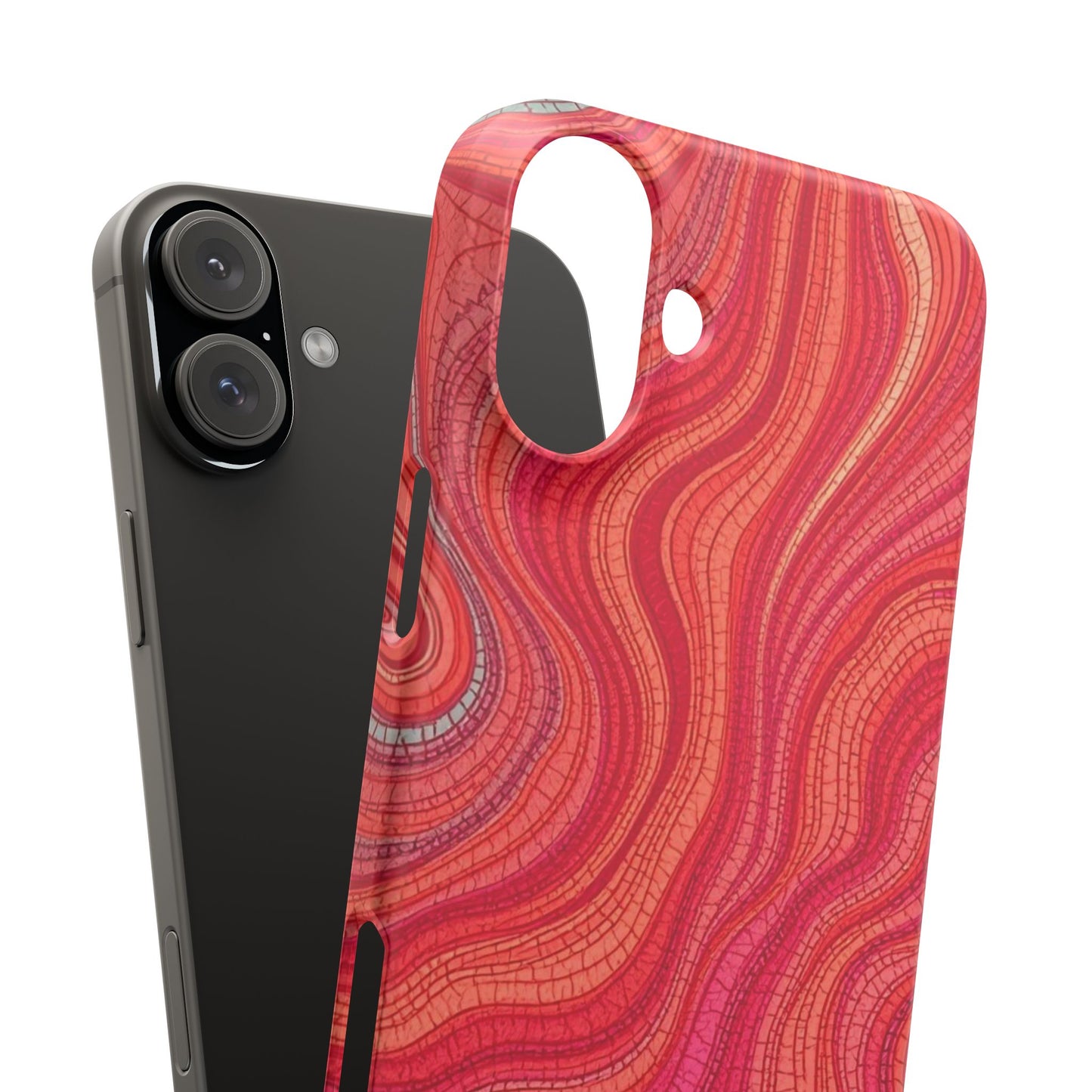 Retro Wavy Red Case