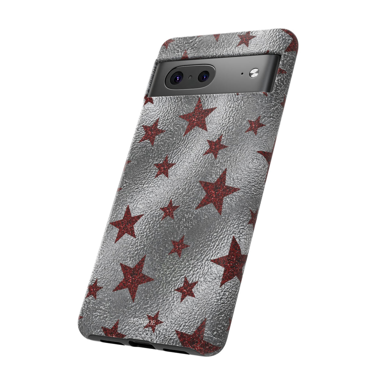 Silver Red Starry Tough Case