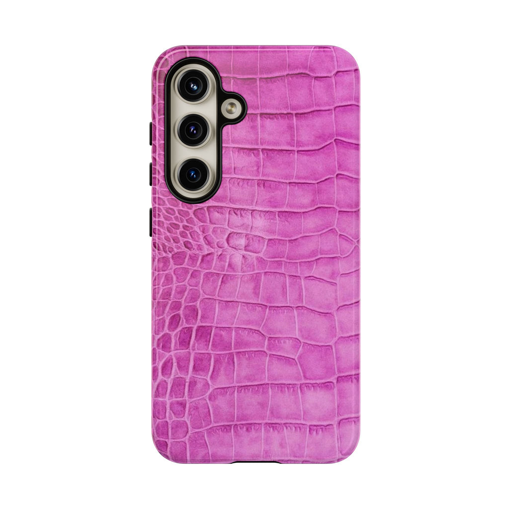 Purple Croc Phone Case