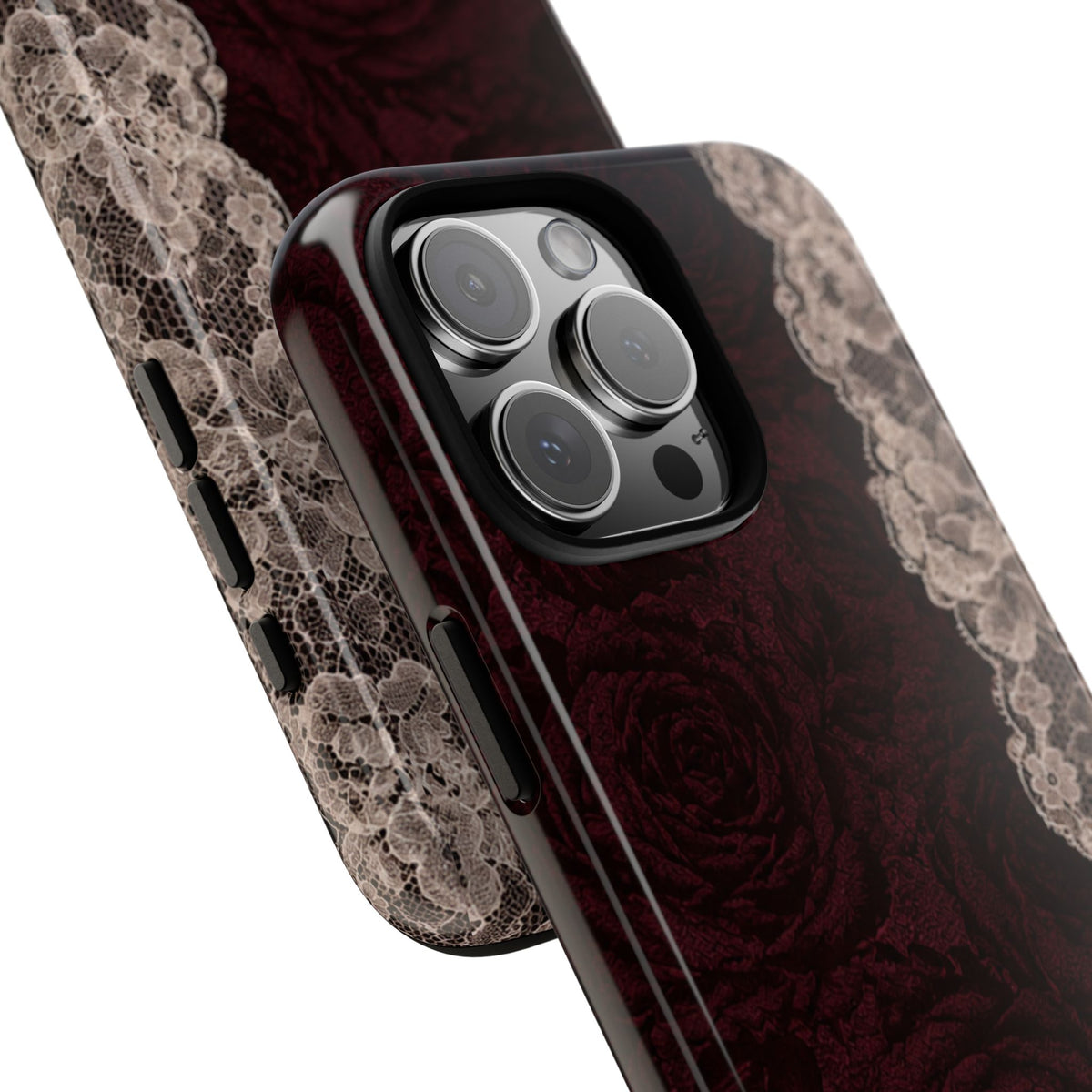 Burgundy Rose Tough Case