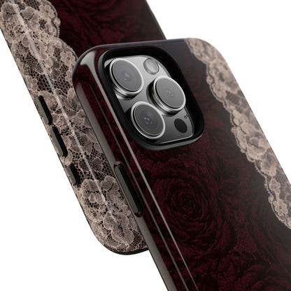 Burgundy Rose Tough Case