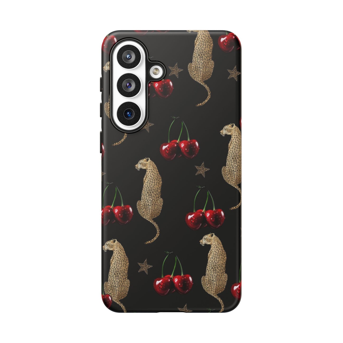 Leopard & Cherry Tough Case