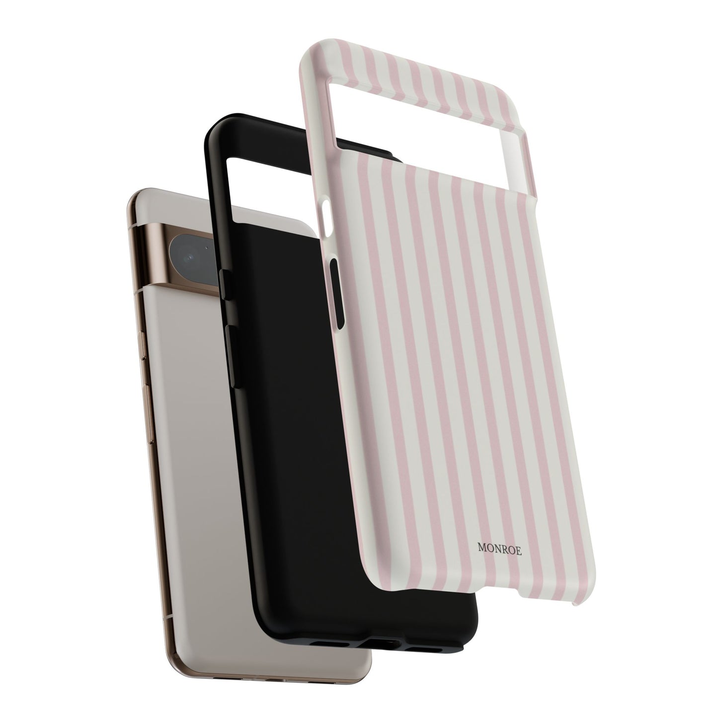 Light Pink Stripe Tough Phone Case
