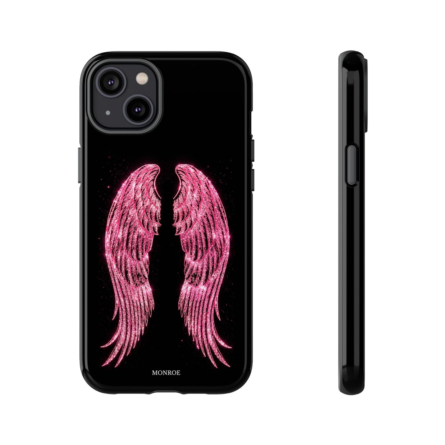 Pink Glitter Angel Tough Case