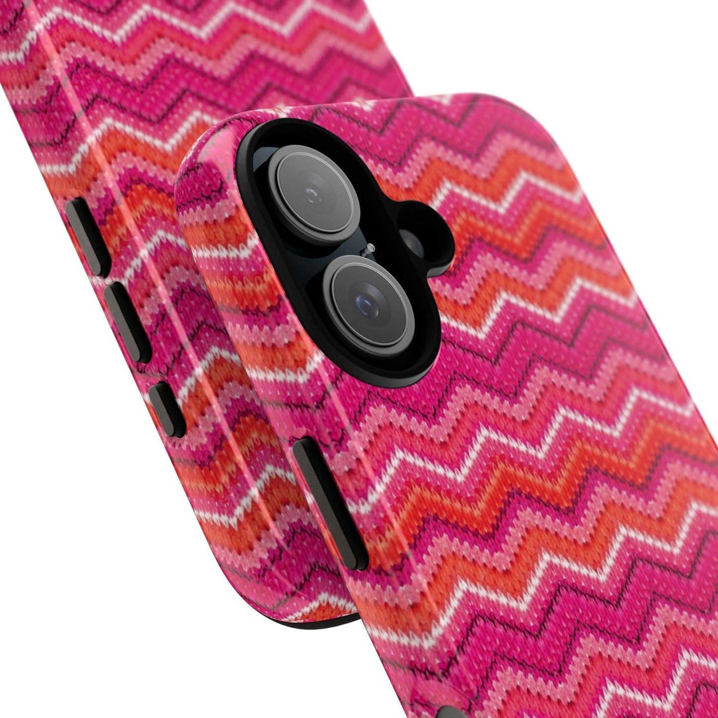 Pink Zigzag Tough Case