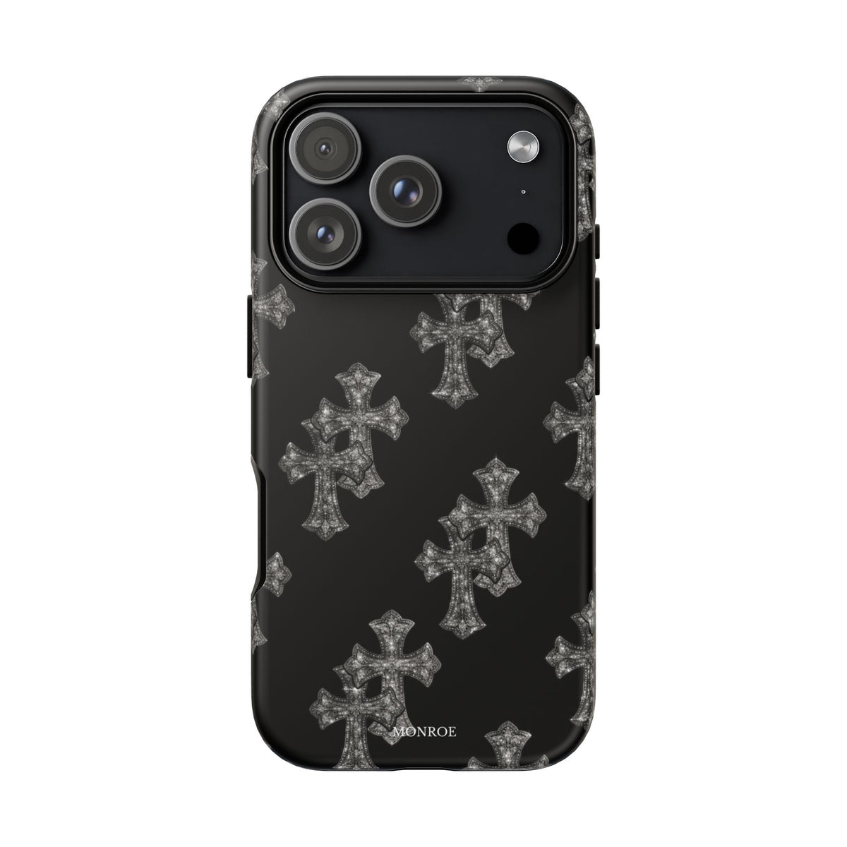 Black Crystal Cross Tough Case