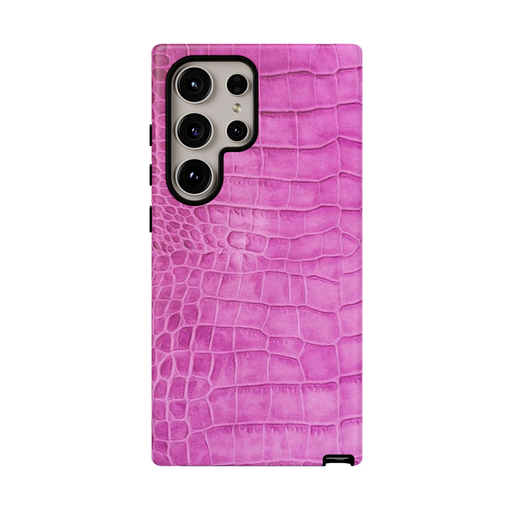 Purple Croc Phone Case