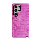 Purple Croc Phone Case