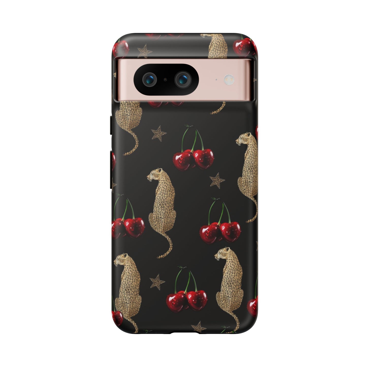 Leopard & Cherry Tough Case