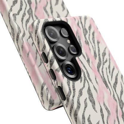 Light Pink Zebra Tough Case