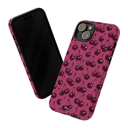 Burgundy Cherries Tough Case