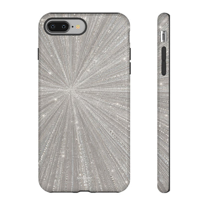 Sparkling Silver Burst Tough Case