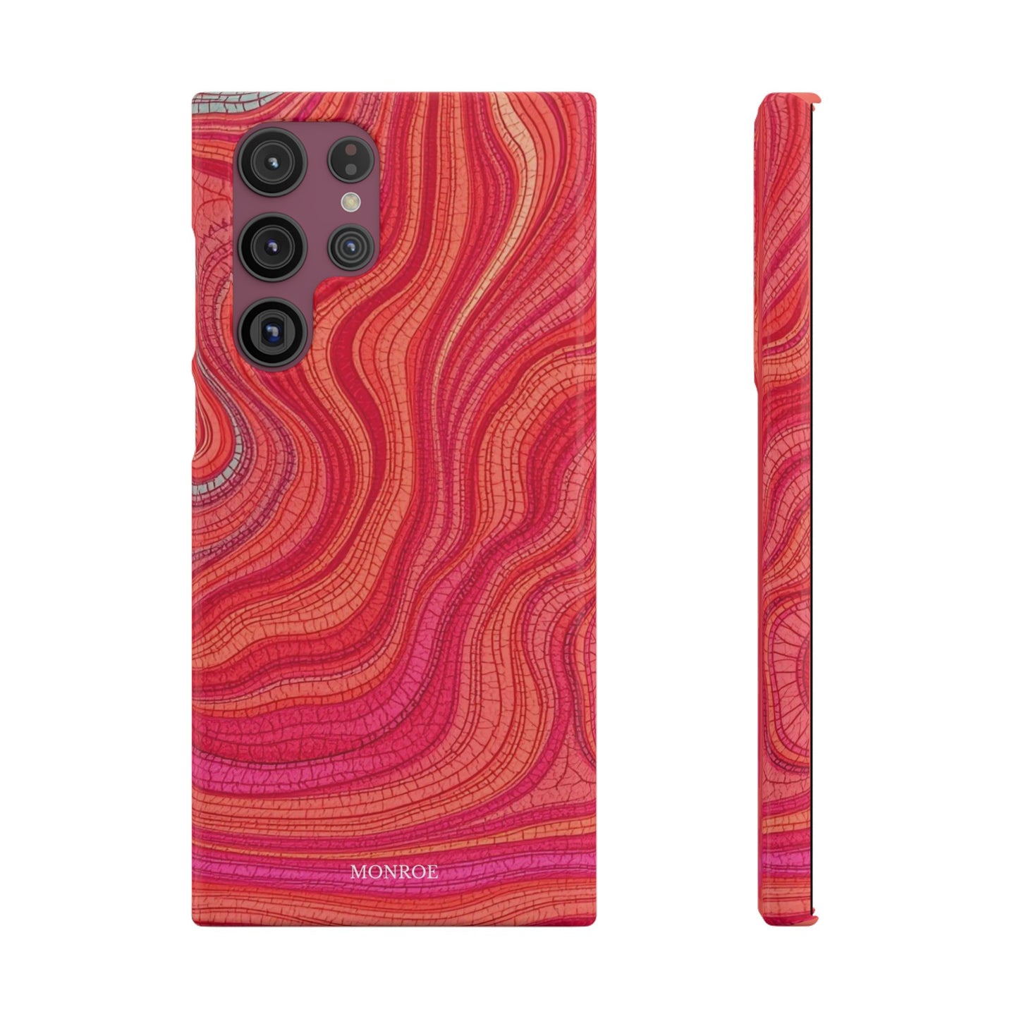 Retro Wavy Red Case