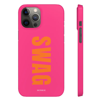Bold Pink "SWAG" Case