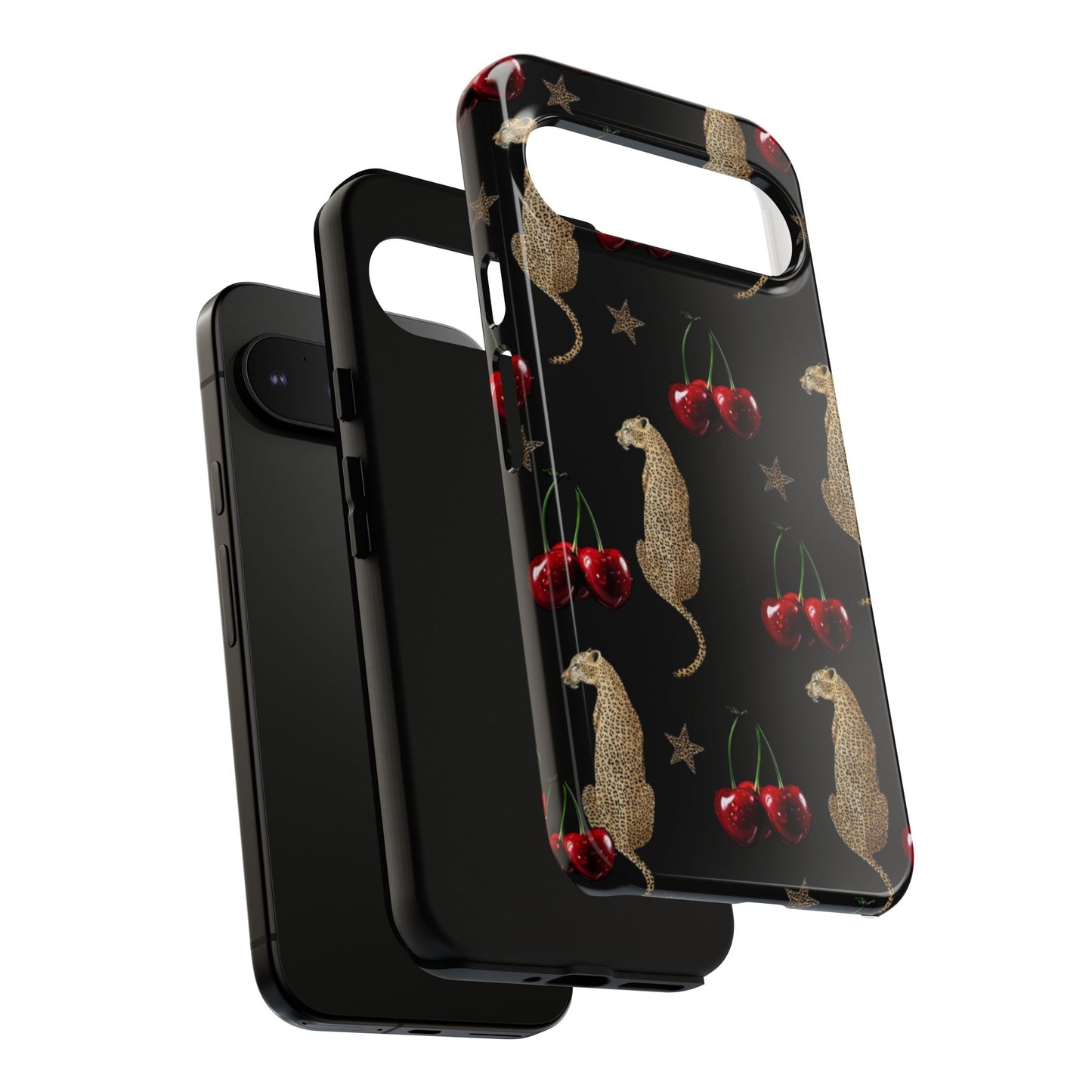 Leopard & Cherry Tough Case