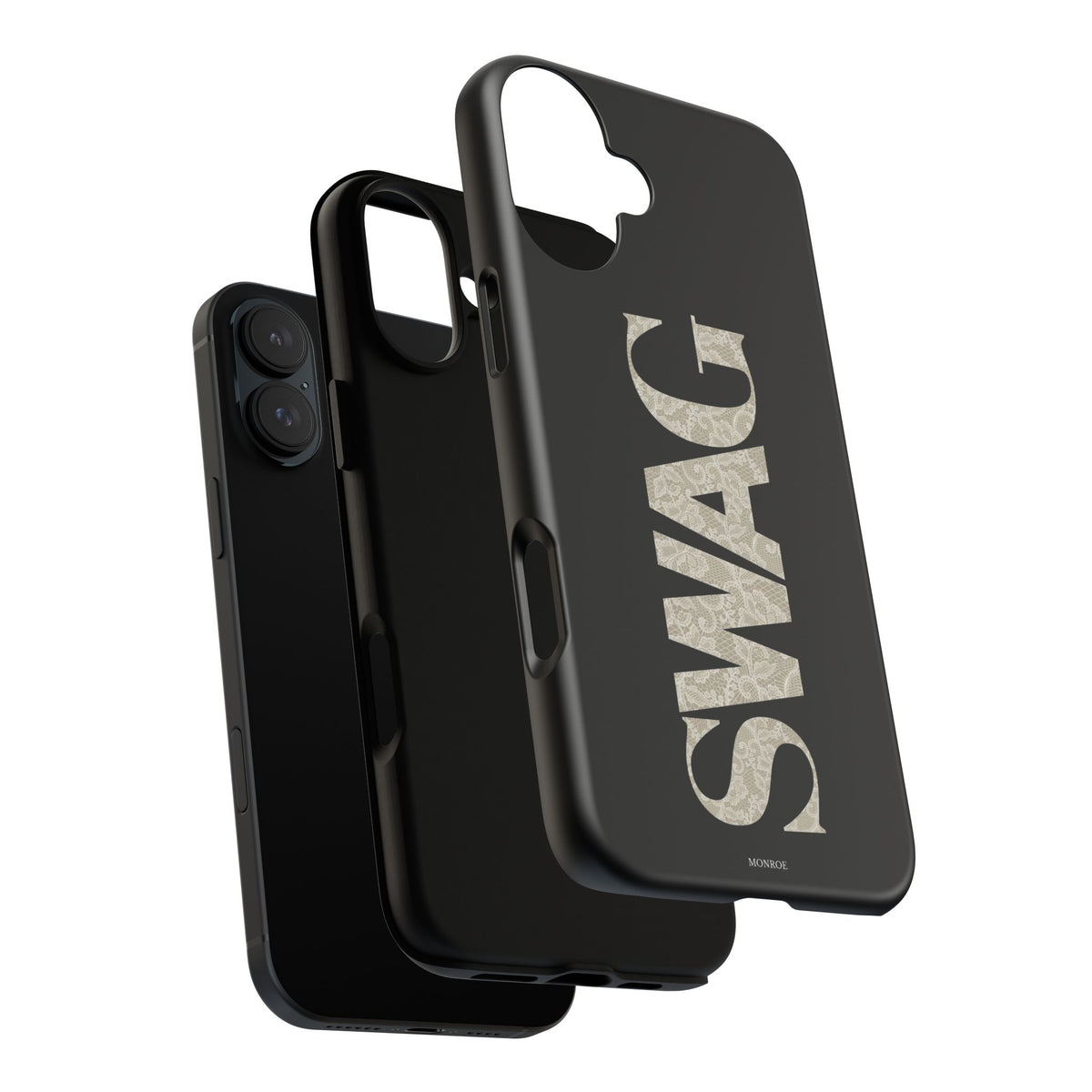 Lace Swag Black Tough Case