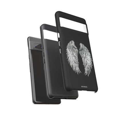 Silver Wings Black Tough Case