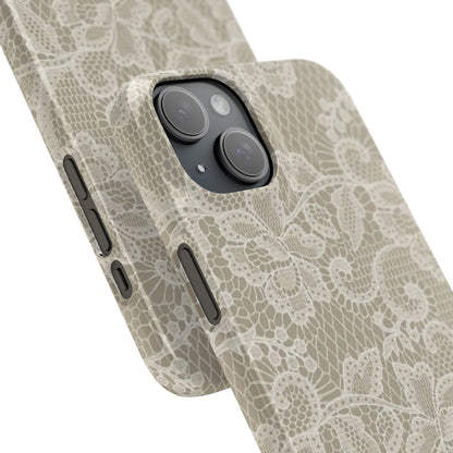 Vintage Beige Lace Case