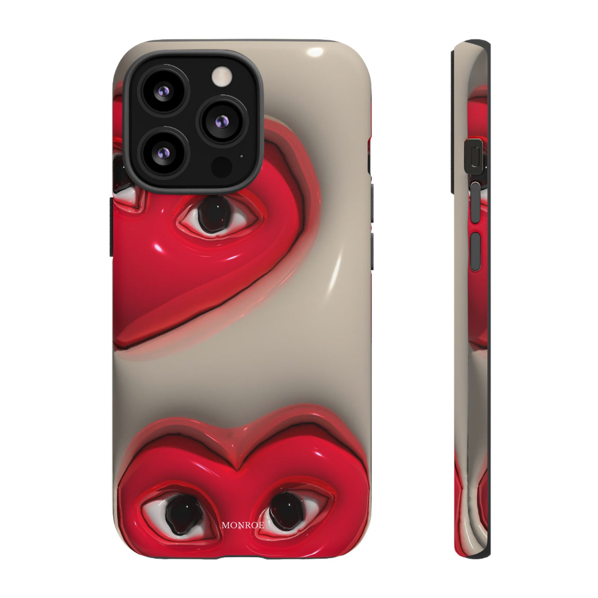 Red Heart Eyes Tough Case