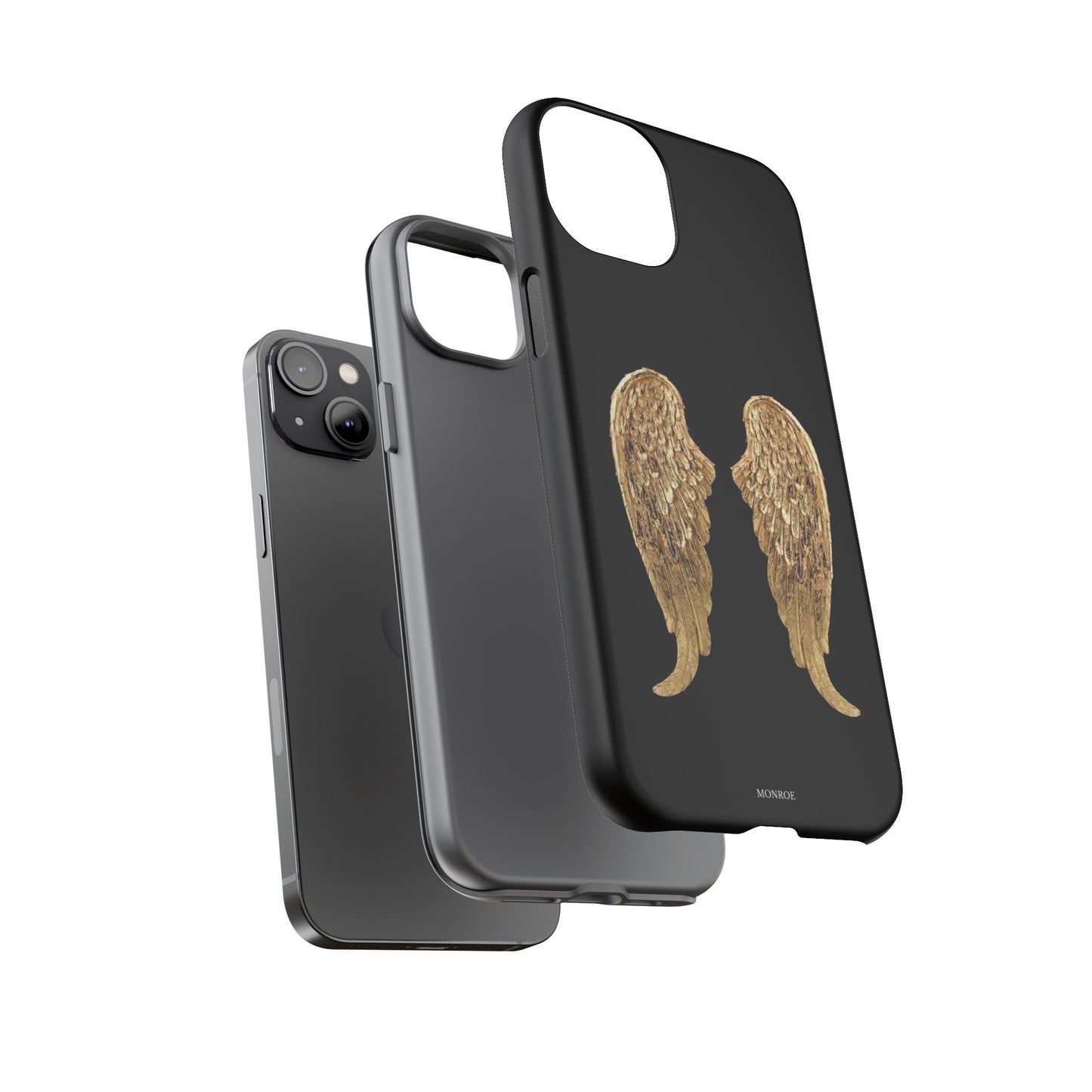 Gold Angel Wings Tough Case