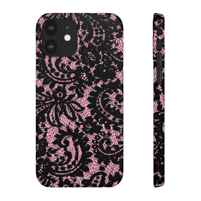 Pink Lace Pattern Case