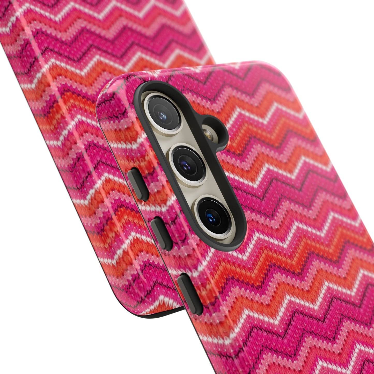 Pink Zigzag Tough Case