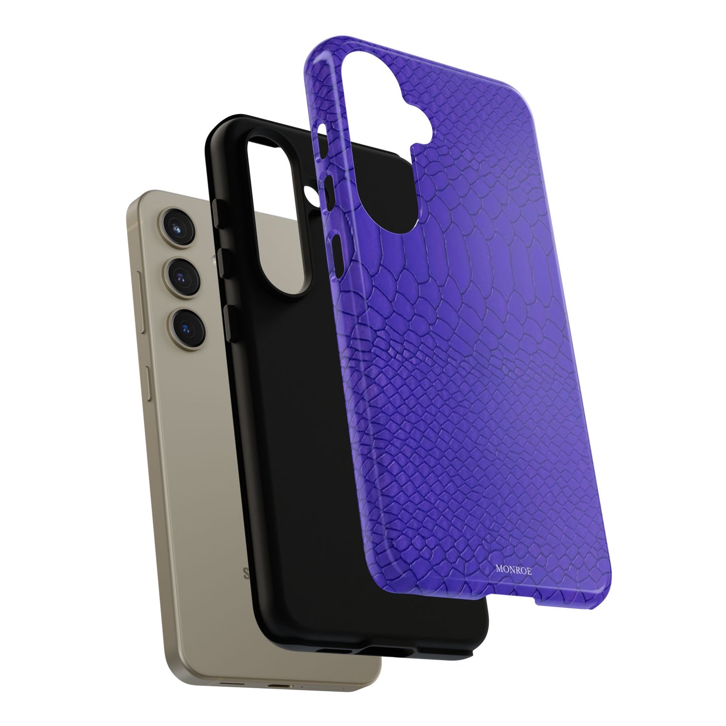 Dark Purple Snake Tough Case