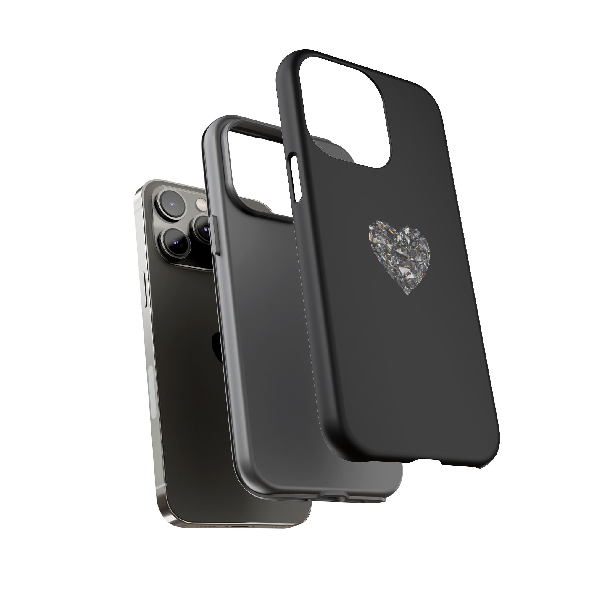 Crystal Heart Phone Case