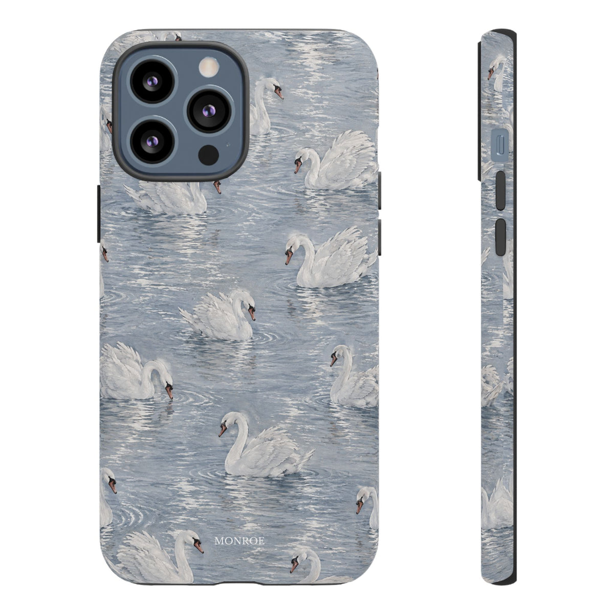Swan Pattern Tough Case