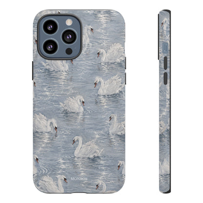 Swan Pattern Tough Case