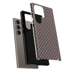 Brown Polka Phone Case