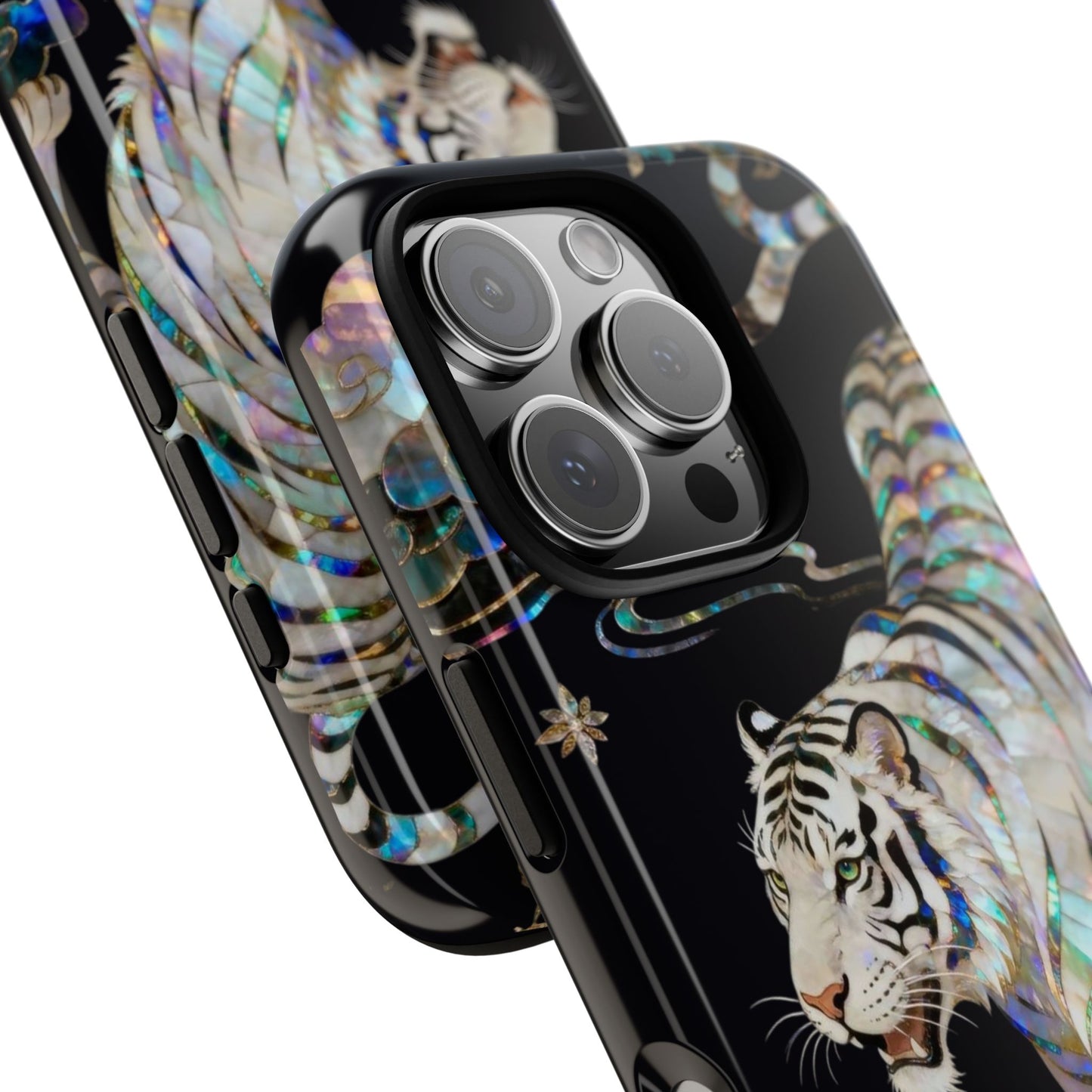 Iridescent White Tiger Tough Case