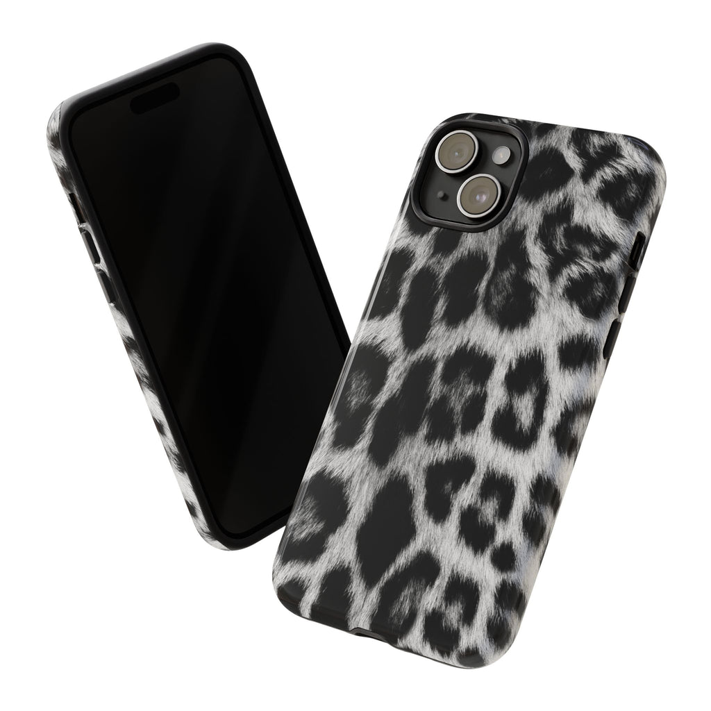 B&W Leopard Phone Case