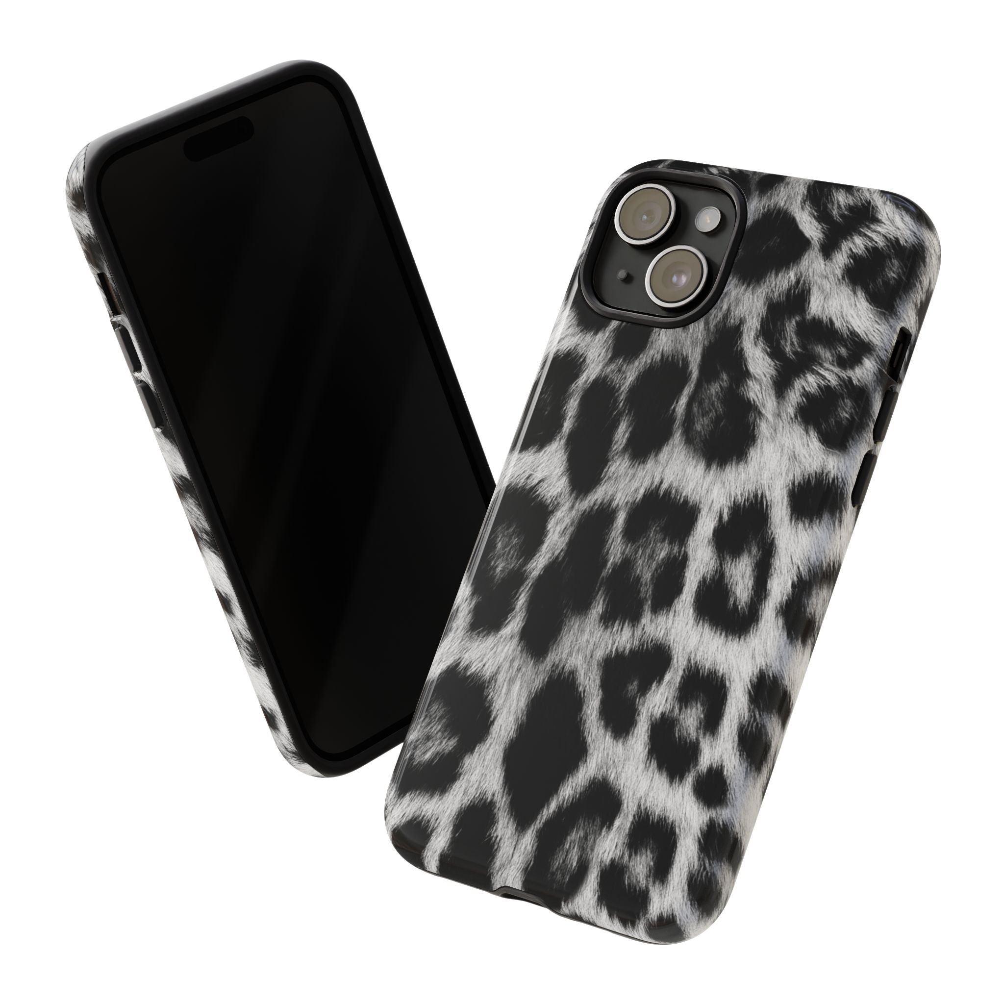 B&W Leopard Phone Case