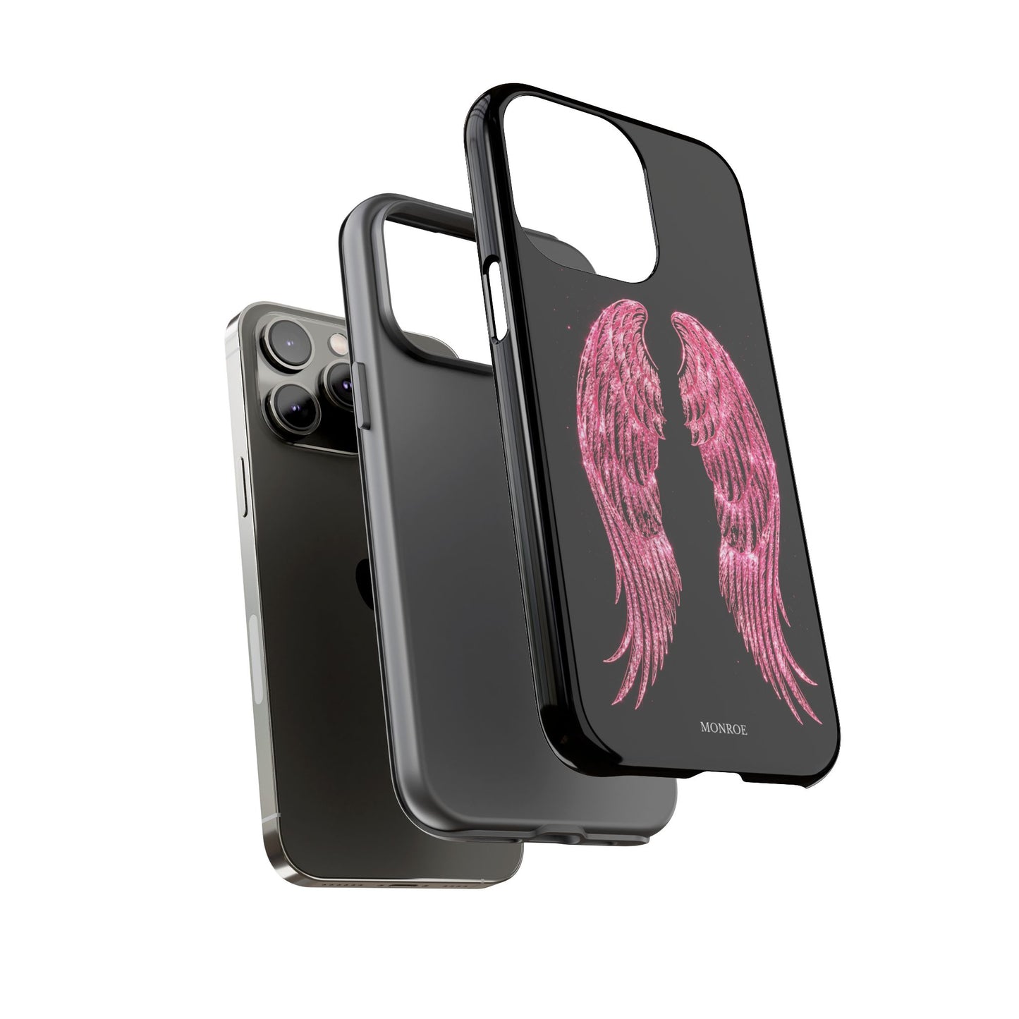 Pink Glitter Angel Tough Case