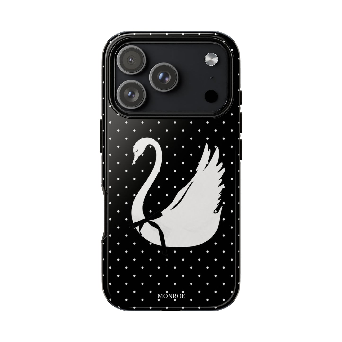 Black Swan Polka Dot Tough Phone Case