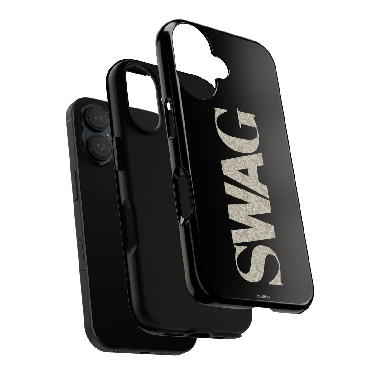 Lace Swag Black Tough Case