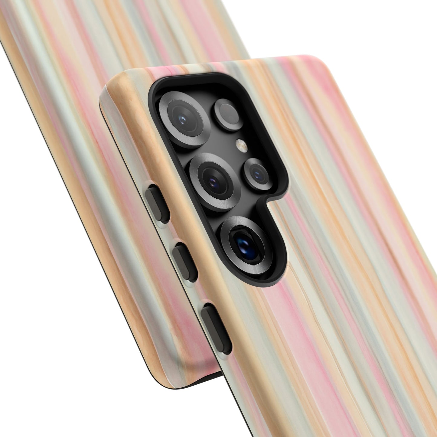 Pastel Watercolor Stripe Tough Case