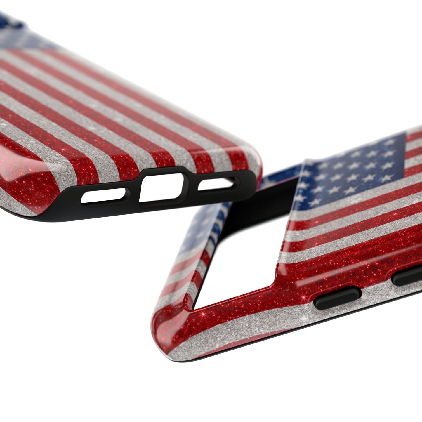 America Glitter Tough Case