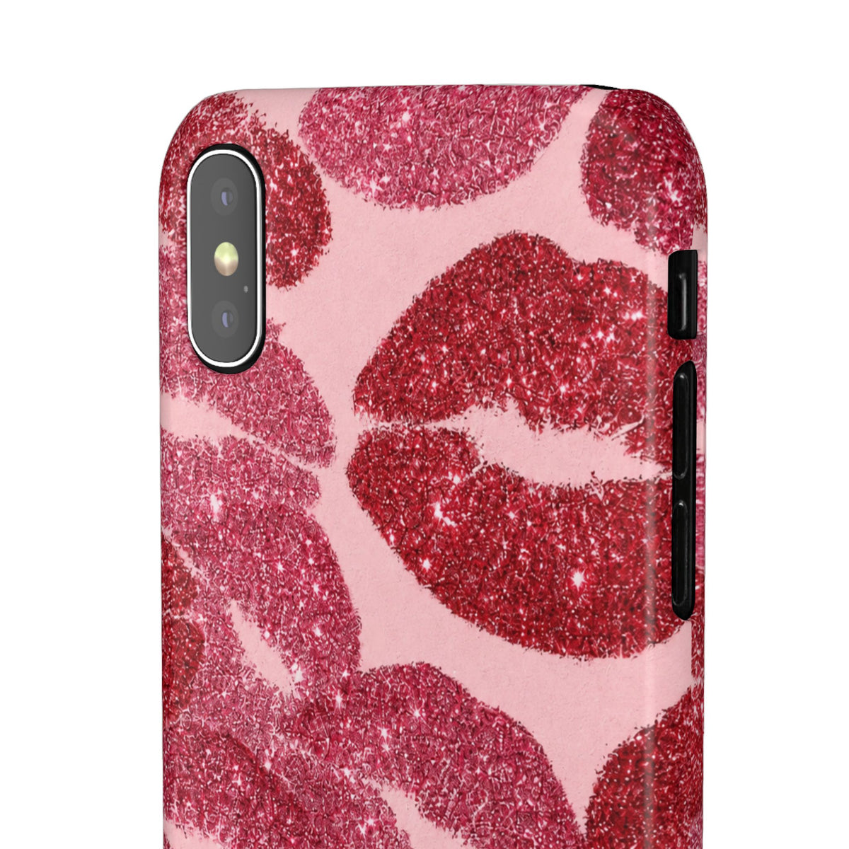 Pink Glitter Kiss Case