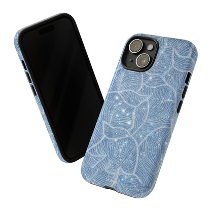 Glacier Blue Floral Tough Case